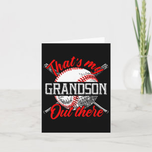 Das ist meine Großmutter da draußen Baseball-Moth Karte