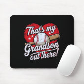 Das ist meine Großmutter da draußen Baseball-Moth Mousepad (Mit Mouse)