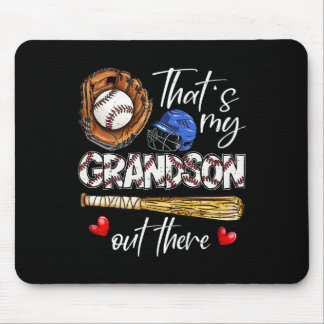 Das ist meine Großmutter da draußen Baseball-Moth Mousepad