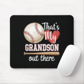Das ist meine Großmutter da draußen Baseball-Moth Mousepad (Mit Mouse)