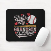 Das ist meine Großmutter da draußen Baseball-Moth Mousepad (Mit Mouse)