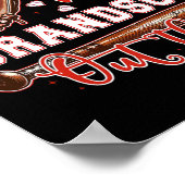 Das ist meine Großmutter da draußen Baseball-Moth Poster (Ecke)