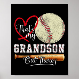 Das ist meine Großmutter da draußen Baseball-Moth Poster