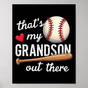 Das ist meine Großmutter da draußen Baseball-Moth Poster