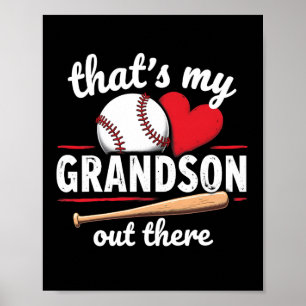 Das ist meine Großmutter da draußen Baseball-Moth Poster