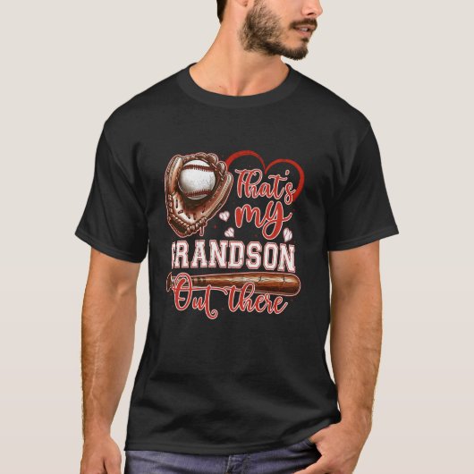 Das ist meine Großmutter da draußen Baseball-Moth T-Shirt (Vorderseite)