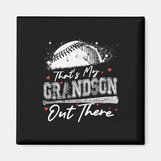 Das ist meine Großmutter da draußen, Grandma Baseb Magnet (Vorne)