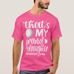 Das ist meine Großtochter Proud Volleyball Oma T-Shirt