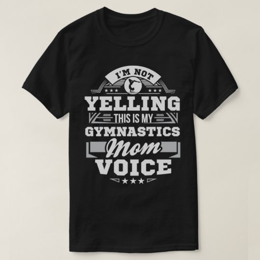 Das ist meine Gymnastik Mama Voice Funny Gymnastic T-Shirt (Design vorne)