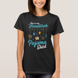 Das ist meine Hanukkah Pajama jüdischen Chanukah  T-Shirt
