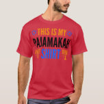 Das ist meine Hanukkah Pajamakah Chanukah Pajama J T-Shirt<br><div class="desc">Das ist mein Hanukkah Pajamakah Chanukah Pajama jüdischer Holiday T - Shirt.</div>