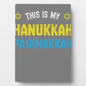 Das ist meine Hanukkah Pajamakkah, das sonnige Glü Fotoplatte (Vorderseite)