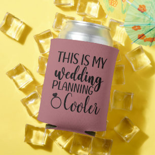 Das ist meine Hochzeitsplanung Braut wird lustig Dosenkühler