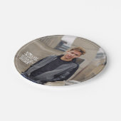 Das ist meine Junge-Klasse mit 20XX Foto Abschluss Pappteller (Schrägansicht)