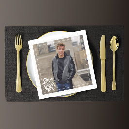 Das ist meine Junge-Klasse mit 20XX Foto Abschluss Serviette