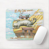Das ist meine Katzen-Welt Mousepad (Mit Mouse)