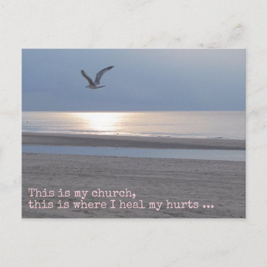 Das ist meine Kirche | Postkarte mit Inspiration (Vorderseite)