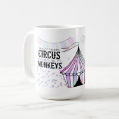 Das ist meine klassische Zirkus-Tasse Kaffeetasse (Vorderseite Links)