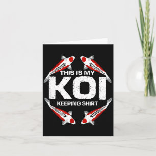Das ist meine Koi-Haltung-Teich-Fisch-Hobby-Erklär Karte