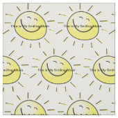 Das ist meine lächelnde Maske Stoff (Muster)