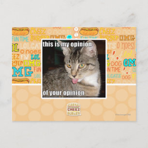 Das ist meine Meinung Postkarte