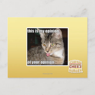Das ist meine Meinung Postkarte