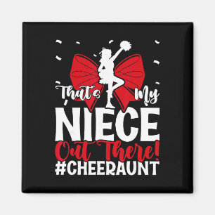 Das ist meine Nichte Cheer Tante Cheerleading Tant Magnet