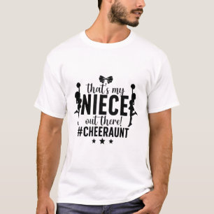Das ist meine Nichte Cheer Tante Cheerleading Tant T-Shirt
