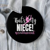 Das ist meine Nichte Tanztanztante einer Tänzerin Button (Beispiel)