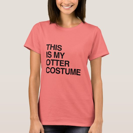 DAS IST MEINE OTTER HALLOWEEN KOSTEN -.pnng T-Shirt (Vorderseite)