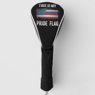 Das ist meine Pride-Flagge USA Amerikanisch 4. Jul Golf Headcover