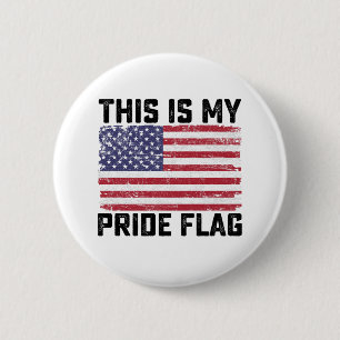 Das ist meine Pride-Flagge USA Button