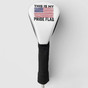Das ist meine Pride-Flagge USA Golf Headcover