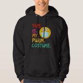 Das ist meine Purim-Kostüm-Funny-Jüdische Gesichts Hoodie (Vorderseite)