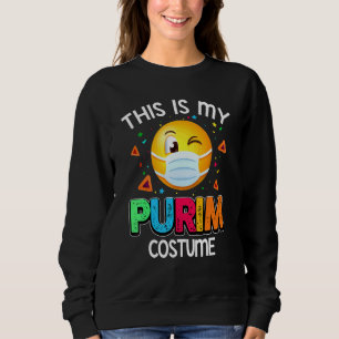 Das ist meine Purim-Kostüm-Funny-Jüdische Gesichts Sweatshirt