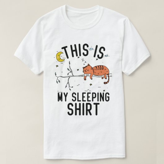 Das ist meine schlafende Shirt Katze, die auf Bäum (Design vorne)