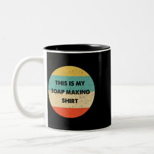Das ist meine Seifenherstellung Zweifarbige Tasse