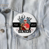 Das ist meine Senior Baseball-Taste für Eltern Button (Beispiel)