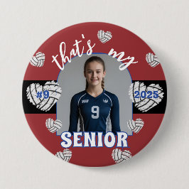 Das ist meine Senior Volleyball-Taste Button
