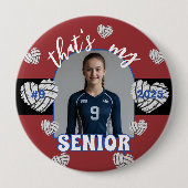Das ist meine Senior Volleyball-Taste Button (Vorderseite)
