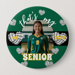 Das ist meine Senior Volleyball-Taste Button