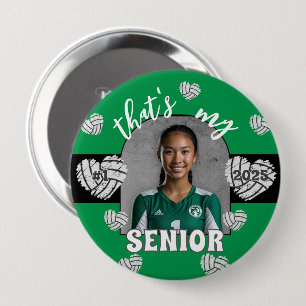 Das ist meine Senior Volleyball-Taste Button