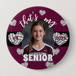 Das ist meine Senior Volleyball-Taste Button