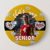 Das ist meine Senior Volleyball-Taste Button (Vorderseite)