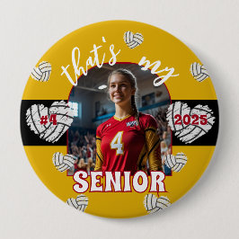 Das ist meine Senior Volleyball-Taste Button