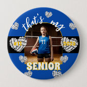 Das ist meine Senior Volleyball-Taste Button (Vorderseite)