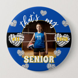 Das ist meine Senior Volleyball-Taste Button