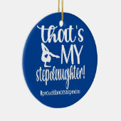 Das ist meine Steptochter-Tänzerin-Tänzerin einer  Keramik Ornament (Rechts)