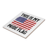 Das ist meine Stolzflagge US-Flagge, 4. Juli Patri Fliese (Seite)