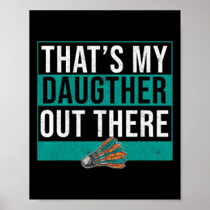 Das ist meine Tochter da draußen Birdie Shuttle Ba Poster